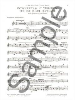 Introduction et Variations Sur Une Ronde Populaire von Gabriel Pierné 