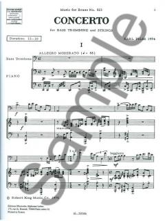 Trombone Concerto von Karl Pilss für Posaune und Klavier im Alle Noten Shop kaufen
