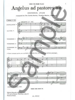 Angelus ad pastores ait (Daniel Pinkham) 