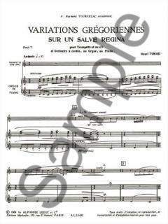 Variations Gregoriennes Sur Un Salve Regina von Henri Tomasi für Trompete und Orgel im Alle Noten Shop kaufen