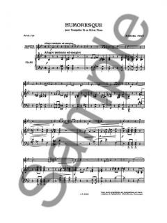 Humoresque von Marcel Poot für Trompete in C oder B und Klavier im Alle Noten Shop kaufen