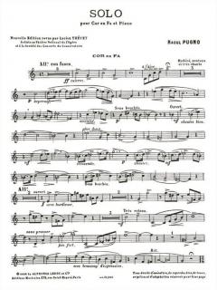 Solo von Raoul Pugno für Horn und Klavier bei alle-noten.de