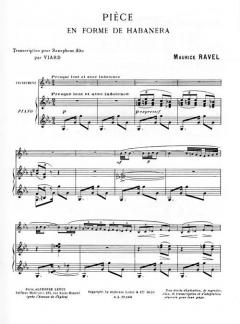 Piece En Forme De Habanera von Maurice Ravel 