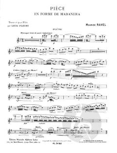 Piece en Forme de Habanera von Maurice Ravel 
