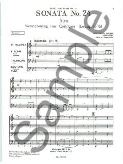 Sonata Nr. 24 von Gottfried Reiche 