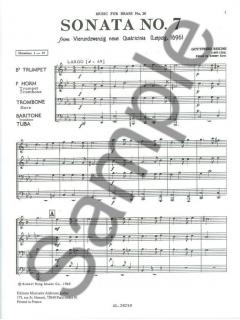 Sonata Nr. 7 von Gottfried Reiche 