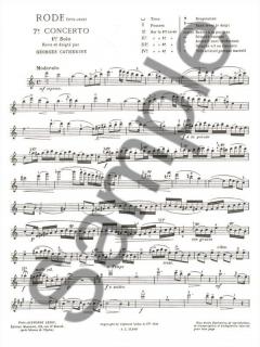 Premiers Solos Concertos - Classiques Nr. 7 von Pierre Rode 