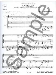 Carillon von Bruno Rossignol für Horn und Klavier