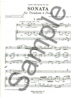Trombone Sonata von Roy für Posaune und Klavier im Alle Noten Shop kaufen