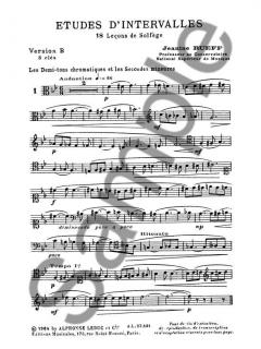 Etudes D Intervalles von Jeanine Rueff 