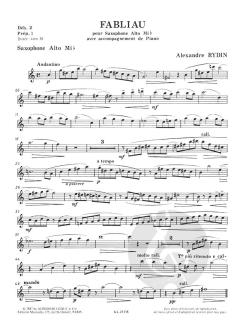 Fabliau von Alexandre Rydin 