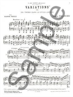 3 Morceaux No.3 von Carlos Salzedo 