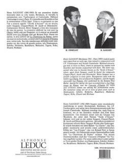 6 Pieces Faciles von Henri Sauguet 