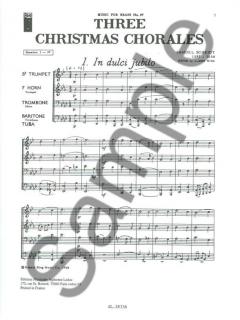 3 Christmas Chorales (Samuel Scheidt) 
