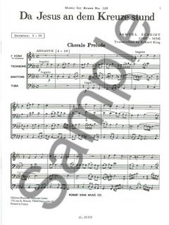 Da Jesu An Dem Kreuze Stund von Samuel Scheidt 