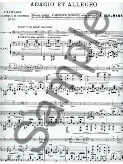 Classique Violoncelle Nr. 50: Adagio von Robert Schumann im Alle Noten Shop kaufen
