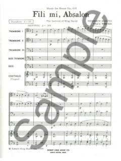 Fili Mi Absalon (Heinrich Schütz) 