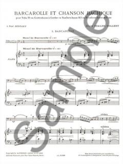 Barcarolle et Chanson Bachique von Jules Semler-Collery 