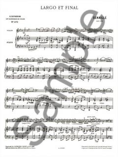 Jean-Baptiste Senaille: Largo et Final von Jean-Baptiste Senaillé 