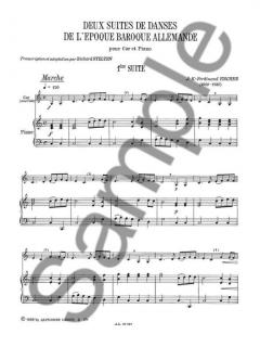 2 Suites de Danses de l'Epoque Baroque Allemande von Richard Stelton für Horn und Klavier