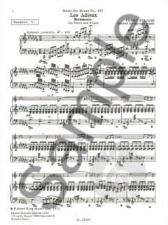 Adieux von Strauss für Horn und Klavier bei alle-noten.de