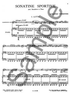Sonatine Sportive von Alexander Tcherepnin 
