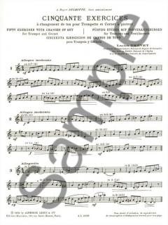 50 Exercices à Changement de Tons von Lucien Thévet für Trompete / Kornett im Alle Noten Shop kaufen