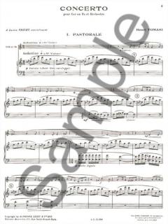 Concerto (Cor et Orchestre) von Henri Tomasi für Horn und Klavier