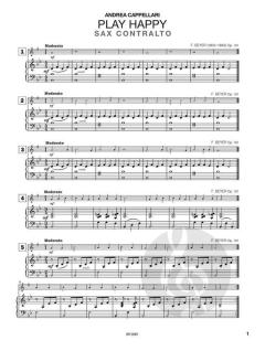 Play Happy (Sax Contralto) - edizione con Online Audio e MP3 