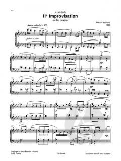 Oeuvres choisies von Francis Poulenc 