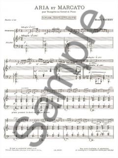 Aria et Marcato von Henry Vachey für Trompete in C oder B und Klavier im Alle Noten Shop kaufen