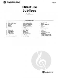 Overture Jubiloso von Frank Erickson (Download) 