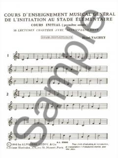 Cours Enseignt Musical General von Henry Vachey 