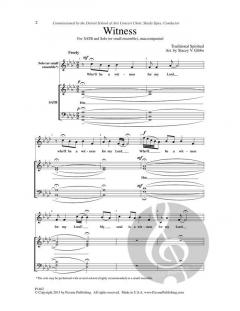 Witness von S.V. Gibbs 