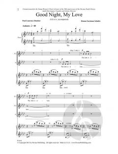 Good Night, My Love von Paul Laurence Dunbar (Download) 