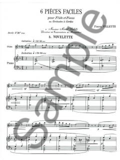 6 Pieces Faciles No. 3 Novelette von Villette 