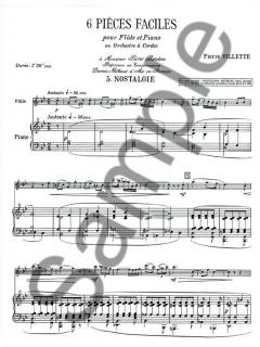 6 Pieces Faciles No. 5 Nostalgie von Villette 