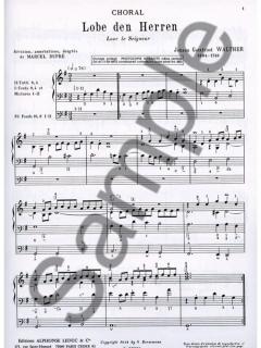 Lobe den Herren (Loue Le Seigneur) von Walther 