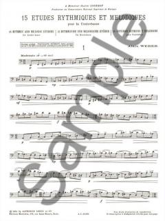 15 Etudes Rythmiques et Melodiques von Alain Weber 