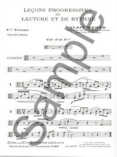 Lecons Progressiveslecture et Rythme Vol. 5 von Alain Weber 