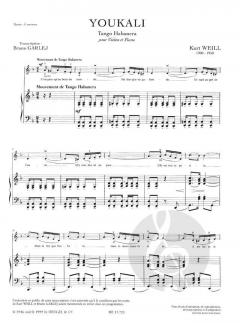 Youkali von Kurt Weill 