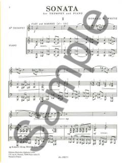Sonata von White für Trompete und Klavier im Alle Noten Shop kaufen