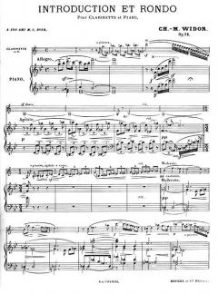 Introduction et Rondo von Charles-Marie Widor 