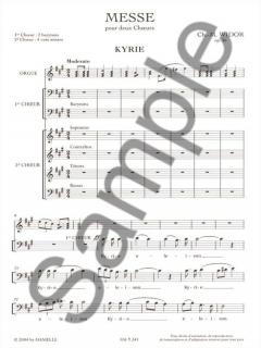 Messe Op. 36 (2 Choeurs / 2 Orgues) (Charles-Marie Widor) 