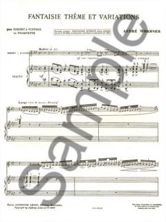 Fantaisie Theme et Variations von Wormser 