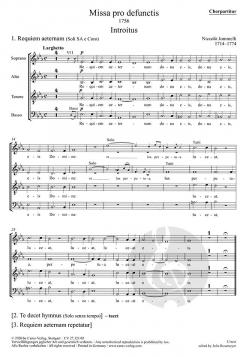 Missa pro defunctis von Niccolò Jommelli 