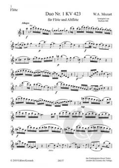 Duetto primo KV 423 von Wolfgang Amadeus Mozart 