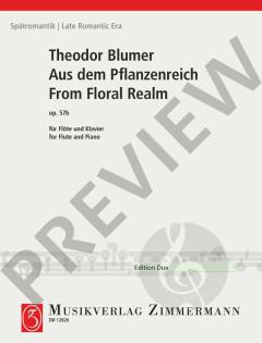 Aus dem Pflanzenreich op. 57b von Theodor Blumer 