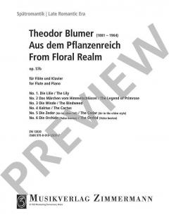 Aus dem Pflanzenreich op. 57b von Theodor Blumer 