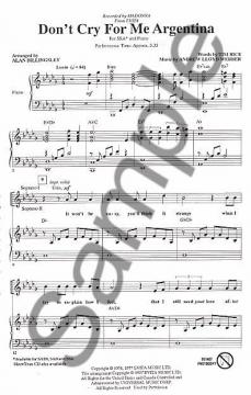 Don't Cry For Me Argentina (Madonna) 